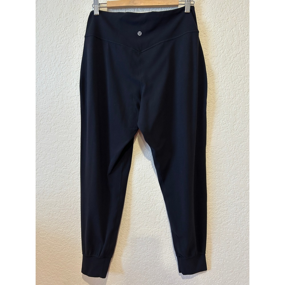 Lululemon Womens Align Jogger Size 10 Black Nulu High Rise Pockets LW5CO2S - Picture 4 of 9
